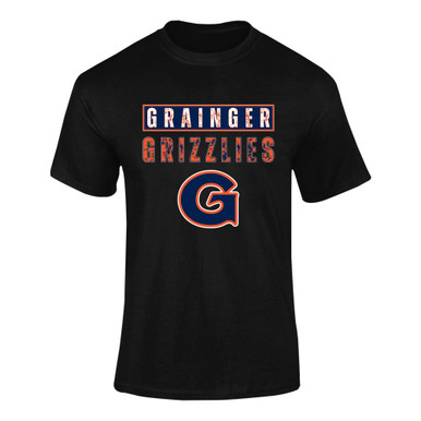 Grainger Grizzlies Mascot #9 Men's SS T-Shirt