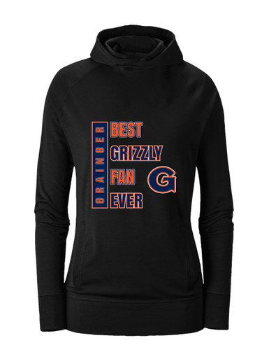 Grainger Grizzlies Best Grizzly Fan Women's Hoodie