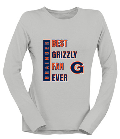 Grainger Grizzlies Best Grizzly Fan Women's Premium LS T-Shirt