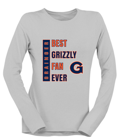 Grainger Grizzlies Best Grizzly Fan Women's LS T-Shirt