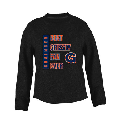 Grainger Grizzlies Best Grizzly Fan Women's Sweatshirt
