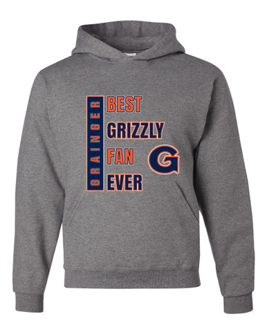 Grainger Grizzlies Best Grizzly Fan Men's Premium Hoodie