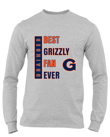 Grainger Grizzlies Best Grizzly Fan Men's Premium LS T-Shirt