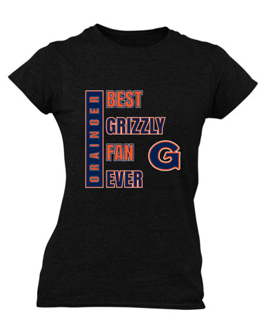 Grainger Grizzlies Best Grizzly Fan Women's Premium SS T-Shirt