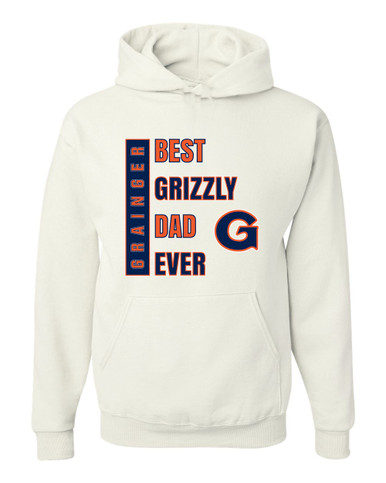 Grainger Grizzlies Best Grizzly Dad Men's Premium Hoodie