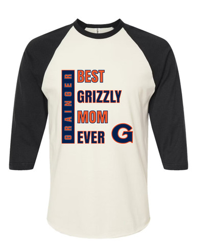 Grainger Grizzlies Best Grizzly Mom Women's Baseball T-Shirt