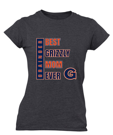 Grainger Grizzlies Best Grizzly Mom Women's SS T-Shirt