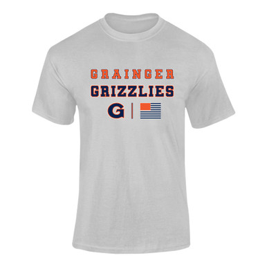 Grainger Grizzlies Spirit Flag Men's Premium SS T-Shirt