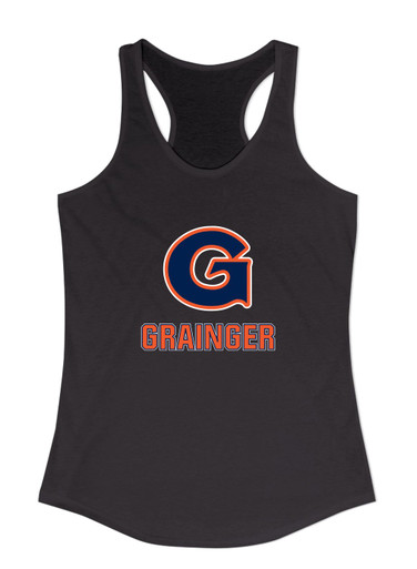 Grainger Grizzlies Mascot #2 Women's Tank Top
