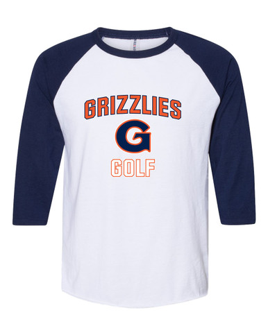 Grainger Grizzlies Golf Women's Baseball T-Shirt