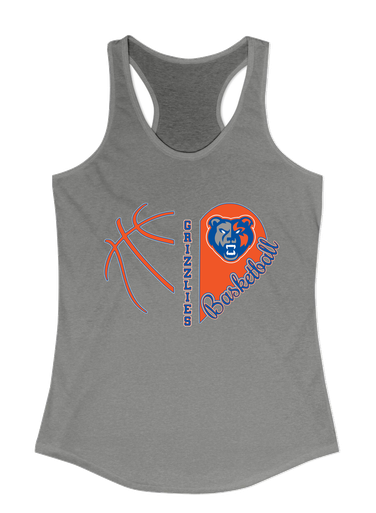 Grand Oaks Grizzlies Heart Basketball Women's Tank Top