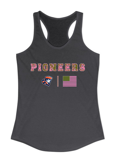 Heritage Pioneers Pink Camo Flag Women's Tank Top