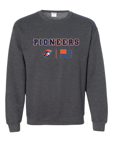 Heritage Pioneers Team Colors Flag Men's Sweatshirt