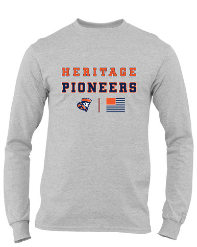 Heritage Pioneers Spirit Flag Men's LS T-Shirt