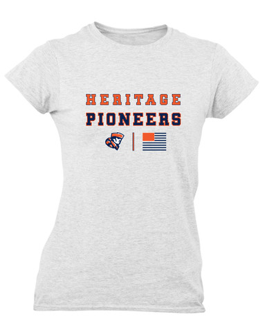 Heritage Pioneers Spirit Flag Women's SS T-Shirt