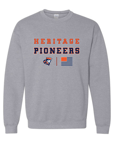 Heritage Pioneers Spirit Flag Men's Sweatshirt