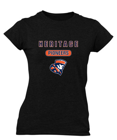 Heritage Pioneers Mascot #3 Women's Premium SS T-Shirt