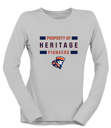 Heritage Pioneers Property Of Women's LS T-Shirt
