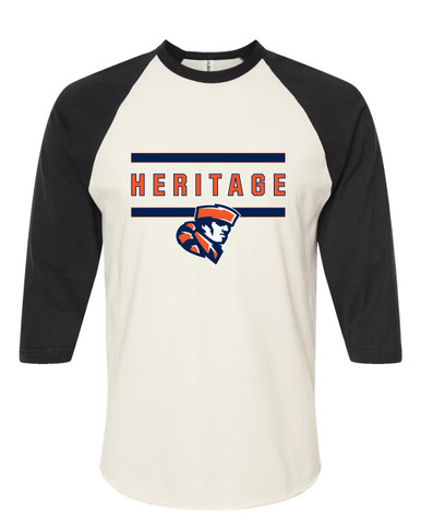 Heritage Pioneers Mascot #4 Women's Baseball T-Shirt
