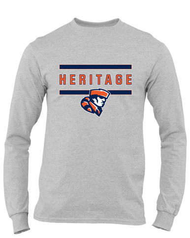 Heritage Pioneers Mascot #4 Men's LS T-Shirt