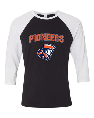 Heritage Pioneers Mascot #6 Women's Baseball T-Shirt