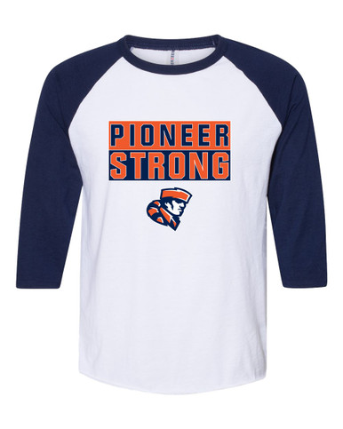 Heritage Pioneers Strong #1 Men's Baseball T-Shirt