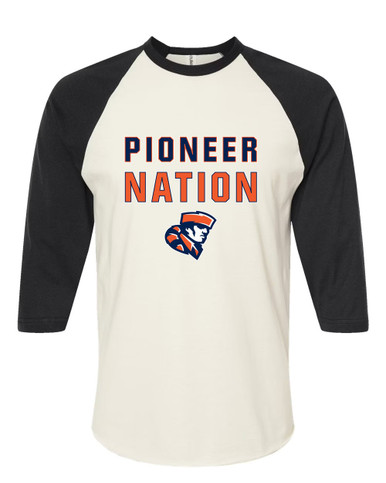 Heritage Pioneers Nation #2 Women's Baseball T-Shirt