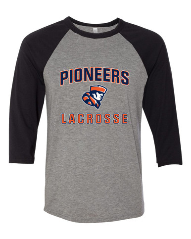 Heritage Pioneers Lacrosse Women's Baseball T-Shirt