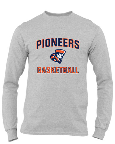 Heritage Pioneers Basketball #1 Men's LS T-Shirt