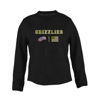 Grand Oaks Grizzlies Claw Camo Flag Women's Sweatshirt
