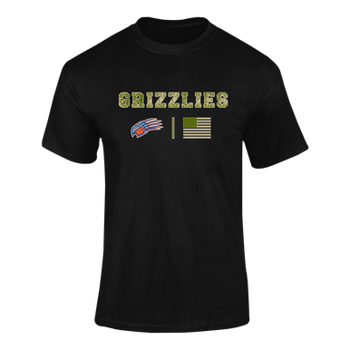 Grand Oaks Grizzlies Claw Camo Flag Men's Premium SS T-Shirt