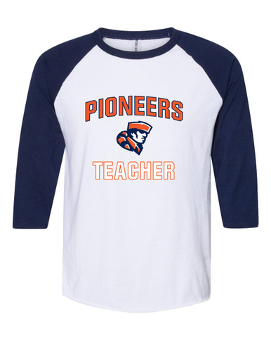Heritage Pioneers Teacher Women's Baseball T-Shirt
