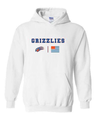 Grand Oaks Grizzlies Claw Team Colors Flag Men's Hoodie