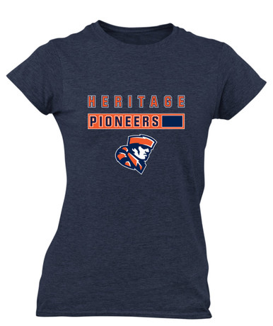 Heritage Pioneers Mascot #7 Women's SS T-Shirt