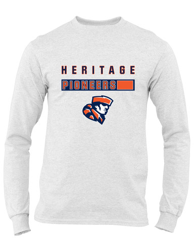 Heritage Pioneers Mascot #7 Men's LS T-Shirt