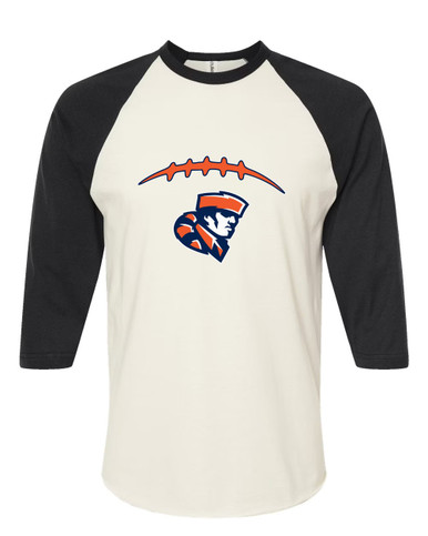 Heritage Pioneers Football #2 Women's Baseball T-Shirt