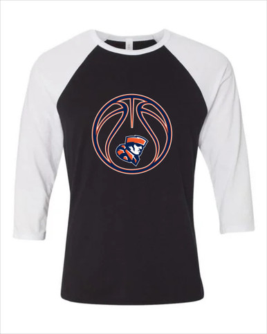 Heritage Pioneers Basketball #2 Women's Baseball T-Shirt