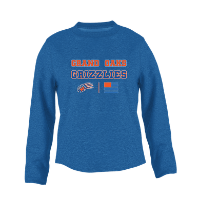 Grand Oaks Grizzlies Claw Spirit Flag Women's Sweatshirt