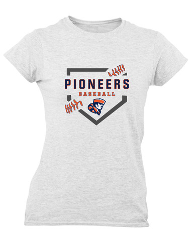 Heritage Pioneers Baseball #2 Women's Premium SS T-Shirt
