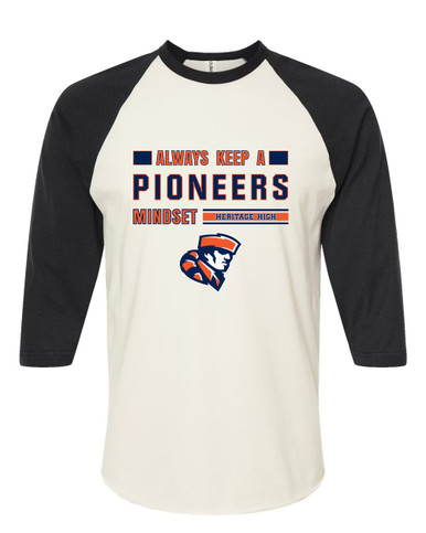 Heritage Pioneers Mindset Women's Baseball T-Shirt