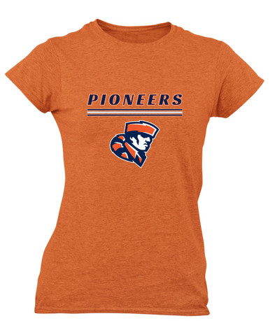 Heritage Pioneers Mascot #8 Women's SS T-Shirt