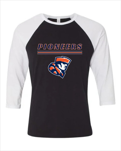 Heritage Pioneers Mascot #8 Men's Baseball T-Shirt