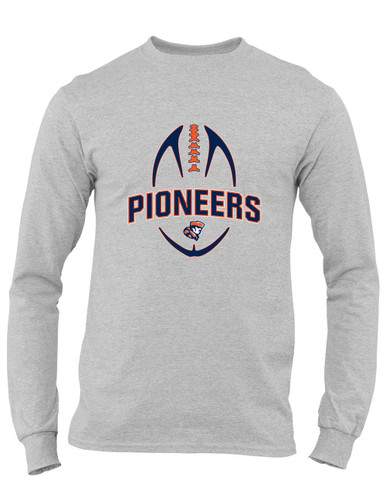 Heritage Pioneers Football #5 Men's LS T-Shirt