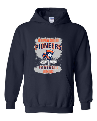 Heritage Pioneers Football #6 Men's Hoodie