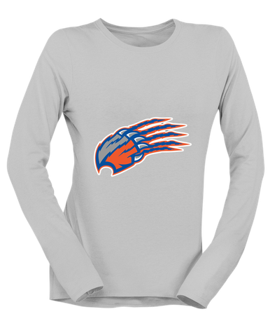 Grand Oaks Grizzlies Claw Mascot #1 Women's LS T-Shirt