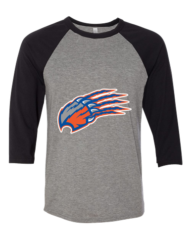 Grand Oaks Grizzlies Claw Mascot #1 Women's Baseball T-Shirt