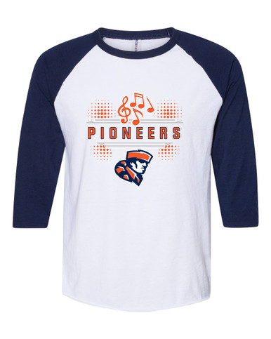 Heritage Pioneers Band # 3 Men's Baseball T-Shirt