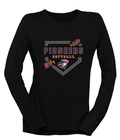 Heritage Pioneers Softball #2 Women's LS T-Shirt