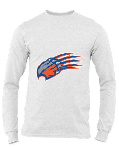 Grand Oaks Grizzlies Claw Mascot #1 Men's LS T-Shirt
