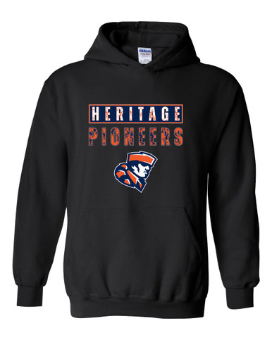 Heritage Pioneers Mascot #9 Men's Hoodie